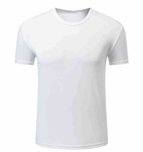 เสื้อยืดคอกลมผ้าโพลีเอสเตอร์ 130 กรัม แห้งเร็ว สำหรับฤดูร้อน ปักโลโก้ตามสั่ง ราคาโรงงานจากบังกลาเทศและจีน - Product Image 2