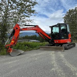 Compre una Miniexcavadora Kubota U35 4 Usada, Equipo de Construcción con Cadena Hidráulica Resistente, Calidad Premium - Product Image 1
