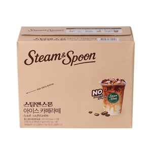 [SINWOO S&F] Steam&Spoon Iced Cafe Latte No Added Sugar Ready To Drink Milk Coffee Liquid Pouch <b>Beverage</b> - Product Image 2