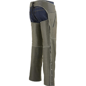 Chaps d'équitation complets en cuir de vache véritable, disponibles dans toutes les couleurs et tailles – Produits équestres - Product Image 5