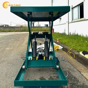 ISO9001 2000kg Ultra <b>Low</b> Profile Electric Scissor Lift <b>Table</b> 105mm Height for Pallet Trucks No Pit Needed Warehouse - Product Image 3