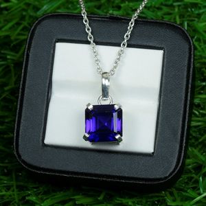 Pendentif en améthyste bicolore, pendentif en argent sterling 925, bijoux en pierres précieuses naturelles, cadeau pour femme, bijoux faits à la main, bijoux de luxe - Product Image 1