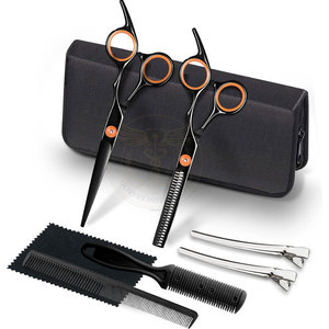 Kit de Tijeras de Peluquería Profesional al por Mayor, Juego de Tijeras para Cortar y Texturizar el Cabello, Acero Inoxidable, INSTRUMENTOS QORVEX - Product Image 6