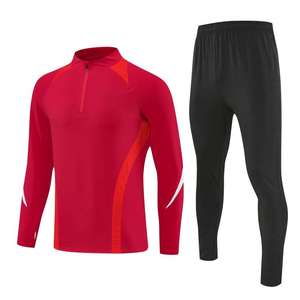 Edoor Wears Men's Polyester/Cotton Streetwear Tracksuit Quick Dry Lightweight Jogging Suit Gym Sportswear Training Set OEM - Product Image 6