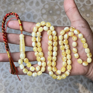 Tasbih islamique personnalisé en résine époxy, perles de prière en cristal, chapelet musulman fait main, collection de cadeaux spirituels pour le Ramadan et l'Aïd - Product Image 2