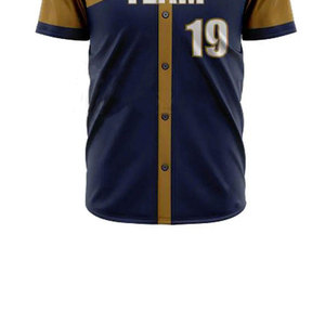 Tenue de baseball rayée pour homme, personnalisée et sublimée, respirante, qualité supérieure, pour sportifs professionnels - Product Image 2