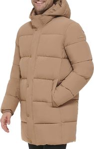 Chaqueta Larga Acolchada con Logotipo Personalizado, Impermeable, de Nailon, con Cuello Alto, para Deportes de Invierno - Product Image 3