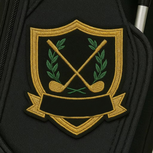 Badges personnalisés brodés à la main en fil d'or de luxe, écologiques et sans nickel, pour blazers, casquettes, uniformes, avec épingle de sûreté pour événements - Product Image 6