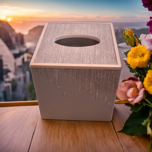 Cubierta para Caja de Pañuelos de Diseño Adorable, Clásica, de Imitación de Piel de Boa, Forma Rectangular, Venta Directa de Fábrica, Artículos Únicos para el Hogar - Product Image 4