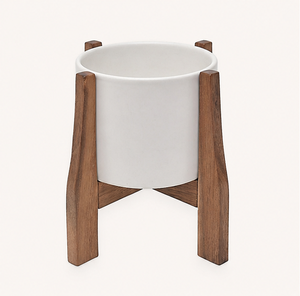 New Arrival Mid Century Modern Wooden Plant Stand Indoor Flower <b>Pot</b> <b>Holder</b> for Living Room Decor Solid Walnut Wood Stand - Product Image 5