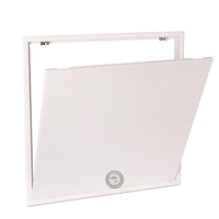 Plaque d'accès entièrement métallique 300x300mm, cadre en fer galvanisé robuste, trappe d'inspection étanche à l'humidité pour cloison sèche en plâtre