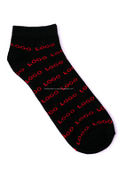 Chaussettes de cou neutres unies en gros, Spandex/Polyester/Coton, Anti-bactériennes, Printemps-Été, Absorbant la transpiration, Respirantes, Pour Hommes
