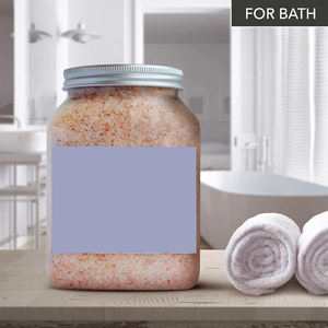 Exfoliante de Sal Rosa del Himalaya Natural y Orgánico Tallado a Mano, con Lavanda y Flores de Baño, Tamaño Personalizado, Venta al por Mayor - Product Image 5