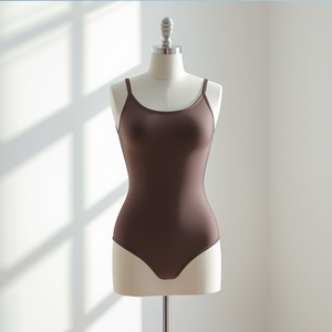 Medium Control Nylon Spandex <b>Bodysuit</b> <b>Shaping</b> Seamless Structured Bodywear OEM - Product Image 3