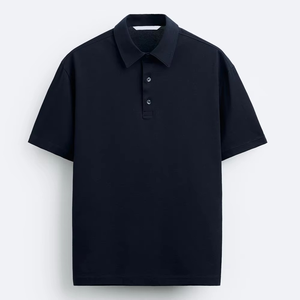 T-shirt pour homme, extensible, manches courtes, col décontracté, pour l'été, les sports de plein air, le quotidien, rouge, doux et confortable - Product Image 1