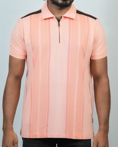บริการ OEM เสื้อโปโลชายคุณภาพพรีเมียม ผ้าปิเก้ 50% คอตตอน/ 50% โพลีเอสเตอร์ 220 GSM คอซิป ปักโลโก้แบรนด์ตามสั่ง - Product Image 1