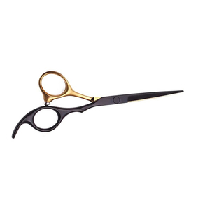 Ciseaux de barbier de qualité supérieure, outil de coiffure, lame à bord rasoir, prise en main confortable, fabrication OEM ODM avec logo personnalisé - Product Image 3