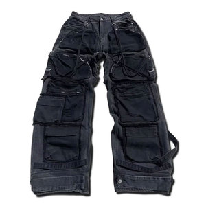 Pantalones Vaqueros Casuales para Hombre con Logotipo Personalizado, Último Diseño en Ropa Urbana para Hombre - Product Image 1