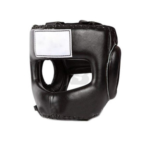 Casque de sparring professionnel rond, protège-tête personnalisé pour MMA et boxe, en cuir respirant, faible MOQ - Product Image 2