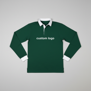 Maillot de rugby personnalisé à manches longues en coton, maillot de football pour hommes et femmes, chemise d'entraînement de rugby unisexe, chemises à boutons - Product Image 4