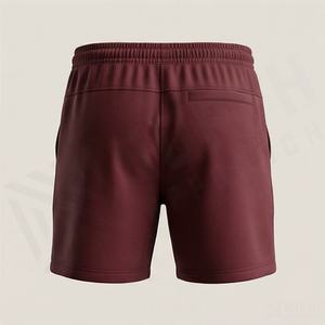 Nouveauté 2025 – Short long léger pour homme, 100 % coton molletonné, color block contrastant, avec cordon de serrage, doux et confortable pour l'été - Product Image 2