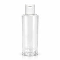 Flacon cosmétique transparent en PET de 100 ml de qualité supérieure avec bouchon à clapet |   Conteneur en plastique vide pour lotion, tonique, sérum, nettoyant, soins de la peau