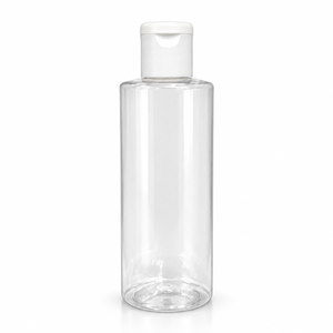 Botella Cosmética Transparente de PET de 100 ml de Primera Calidad con Tapa Abatible |   Envase de Plástico Vacío para Loción, Tónico, Sérum, Limpiador, Uso en el Cuidado de la Piel - Product Image 1
