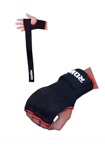 Guantes de boxeo OEM con acolchado de gel incorporado y vendas para manos para entrenamiento y protección en boxeo, MMA y Muay Thai. - Product Image 1