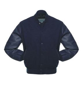 แจ็คเก็ตวาร์ซิตี้สำหรับผู้ชาย สั่งทำพิเศษ พิมพ์โลโก้ แขนยาว แจ็คเก็ตเบสบอลวาร์ซิตี้แบบ Letterman สำหรับผู้ชาย - Product Image 2