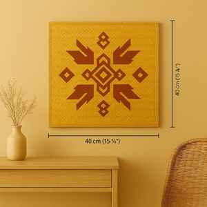 Étagère murale en rotin tissé à la main Sheetal Pati |   Design rustique, écologique, durable, léger, pour usage professionnel |   Vente en gros - Product Image 3