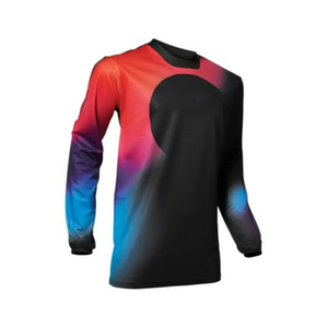 Jersey de Ciclismo de Montaña MTB DH BMX MX de Alta Calidad Personalizable, Transpirable, Impermeable, de Manga Larga, con Estampado por Sublimación, para Descenso y Motocross - Product Image 4