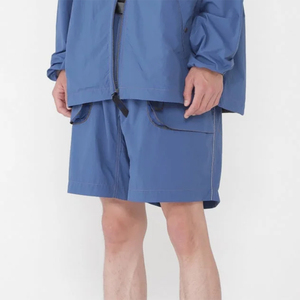 Shorts Bermuda pour homme en polyester à séchage rapide, couleur unie, avec cordon de serrage à la taille et poches, vêtements décontractés - Product Image 3