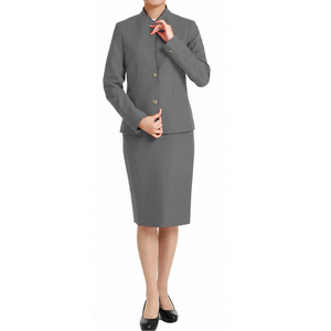Fabrication OEM pour femmes, ensemble de tenue d'hôtesse de l'air, logo et taille personnalisés, haute qualité, prix bas - Product Image 1