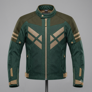 Veste de course moto respirante pour homme en % coton, sur mesure, OEM, fabricant en gros du Pakistan, grande taille, manches longues, motocross - Product Image 2