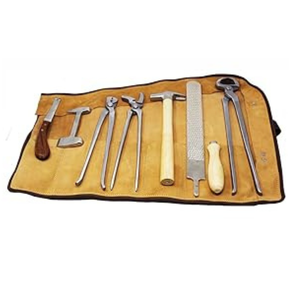 Kit de Herramientas de Herrador de Alta Resistencia Ariston: Alicates para Pezuñas, Clavillero, Escofina, Martillo, Set de Cuidado para Caballos y Ganado con Estuche, Herramientas de Acero - Product Image 4