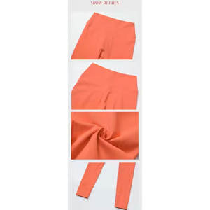 Traje de Fitness de gimnasio ecológico para mujer, conjunto de Yoga de fondo corto con parte superior sólida transpirable, entrenamiento de técnica de lavado en caliente con logotipo personalizado - Product Image 3