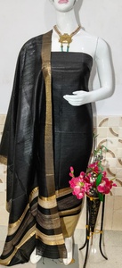 Robe Abaya noire à plusieurs couches, grande taille, robe longue islamique, col carré, vêtements pour femmes musulmanes - Product Image 6