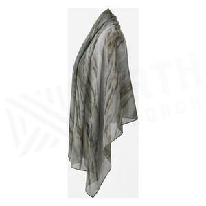 NORTH APPROACH Foulard carré en soie pour femme, imprimé floral, élégant, multifonctionnel, accessoire de mode toutes saisons - Product Image 3