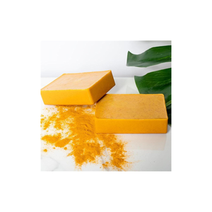 Handmade Bar Soap Natural <b>Body</b> Soap For Face And <b>Body</b> All Skin Types Regular Size Solid Hand Soap With Turmeric <b>Powder</b> - Product Image 5