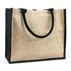 Eco Friendly <b>Jute</b> Bag Reusable Shopping Tote Bag Natural Burlap <b>Sack</b> Custom Logo Printed Six Season Agro Long Time Lasting - Product Image 4