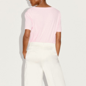 T-shirt Confortable Quotidien à Manches Courtes Coupe Décontractée Tendance OEM 2026 Col Rond Coupe Classique Style Urbain Moderne Décontracté - Product Image 4