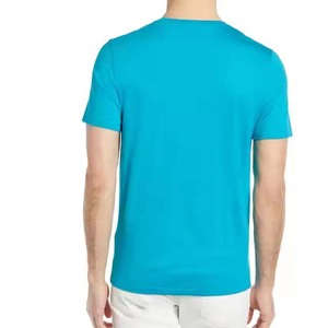 Camiseta Casual OEMODM de Corte Regular y Color Sólido para Hombre y Mujer, Suave, Cómoda, Transpirable y de Secado Rápido para Usar en Capas o para Relajarse en Casa - Product Image 6