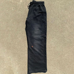 Pantalones Deportivos Holgados de Algodón Grueso con Logotipo Aplicado Personalizado, Estilo Streetwear, Lavado Ácido, Bordado Aplicado - Product Image 6