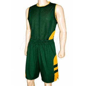 Tenues de basketball pour adultes en maille 100 % polyester, séchage rapide, respirantes, antibactériennes, anti-UV, confortables, avec GANTS, pour équipes urbaines et individuels - Product Image 1