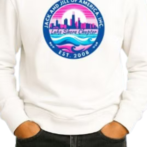 Sweat-shirt blanc à col rond pour garçons, pull décontracté à manches longues, streetwear quotidien, vêtements confortables pour un style de vie actif - Product Image 5