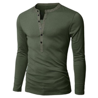 Nouvelle Collection Homme Printemps Automne – Pull Col V Boutonné Manches Longues Coupe Droite Couleur Unie Confortable Décontracté en Maille Numérique