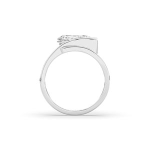 Bague Solitaire Unique en Or 14K 10K avec Diamant de Laboratoire de 2,50 Carats, Coupe Poire Brillante, Légère, Bijoux de Mariage, Fabricant d'Usine - Product Image 4