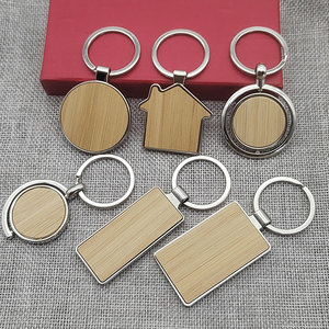 พวงกุญแจไม้เปล่าขายส่ง พิมพ์ลายสลักชื่อตามสั่ง ป้ายกุญแจไม้ - Product Image 2