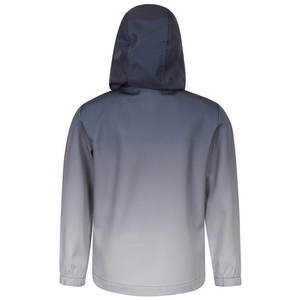 Chaqueta con Capucha Gris Degradado para Hombre, Diseño Nuevo, para Invierno, Estilo Urbano, con Cierre, Bolsillos y Puños Elásticos - Product Image 3
