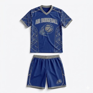 Conjunto de Uniforme de Dodgeball Listo para Torneos, Camisetas Personalizadas con Nombres de Jugadores, Números y Logotipos de Patrocinadores - Product Image 1